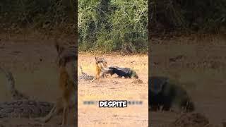 The Fearless Honey Badger vs Python: An Epic Showdown #shorts #viralvideo