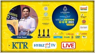 Hybiz Media Awards 2023 Third Edition | Minister KTR | HMA 2023 | Hybiz Tv Live