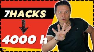 Comment avoir 4000 HEURES de VISIONNAGE sur YouTube Facilement et Rapidement