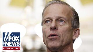 Senate Republicans speak after electing Thune as leader