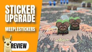 ► Meeplestickers Brettspielzubehör / Rezension / Brettspiel