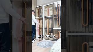 더이상 비싸게 옷장 구입하지 마세요. 자취생 필수템, 접이식이라 설치 간편하고. 이동도 쉬워요. 청소도 공간배치도 쉬워요#다용도옷장 #접이식옷장