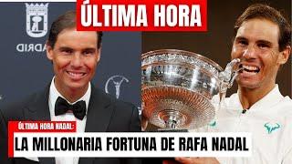 ÚLTIMA HORA: REVELADO el DINERO que COBRARÁ RAFA NADAL tras RETIRARSE del TENIS