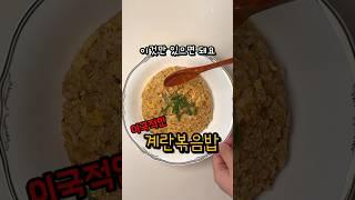 색다르고 이국적인 계란볶음밥(Korean food : egg fried rice)