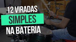 12 Viradas Simples de Bateria para Iniciantes / Edu Guarinon