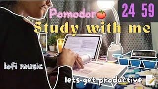 ~𝟐𝟓 𝐦𝐢𝐧𝐮𝐭𝐞𝐬️~ study with me ️ pomodoro study session