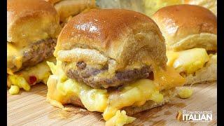 Breakfast Sliders (Cheese and Sausage)