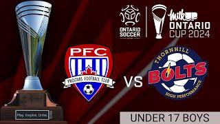 U17 Boys Final - Mississauga Prostars vs. Thornhill Bolts - 2024 MilkUP Ontario Cup