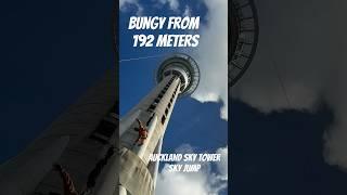 Auckland Sky Tower Sky Jump Bungy | New Zealand #auckland #nz #bungy #skyjump