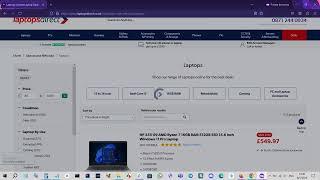 Functional Bug: The products are sorted in a random order on the "Laptops" product category...