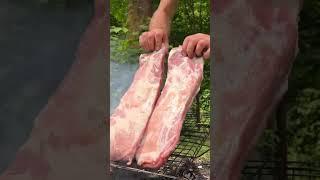 Juicy Ribs! Outdoor Cooking! #Babin_Cooking_World