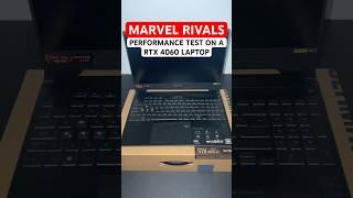 MARVEL RIVALS Tested with a RTX 4060 Gaming Laptop (ASUS TUF A15) #asustufa15 #marvelrivals #rtx4060