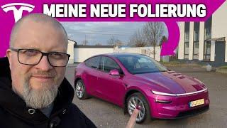 Neue Folierung für meinen Tesla Model Y 2025 Launch Series 