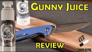 REVIEW: Gunny Juice - Poly Diamond Emulsion for stropping blades and other cutting edges