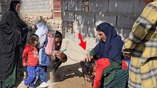 A kind old woman enrolls displaced nomadic girls in school.