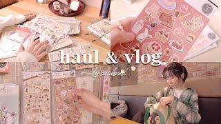 Huge Stationery HAUL & Daily Vlog (iPad drawing, my cute kittens, tteokbokki)