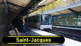 Metro Station Saint-Jacques - Paris  - Walkthrough 