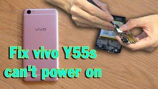 How to fix vivo y55s can't power on - Replace the main y55s - how to open vivo y55s back cover