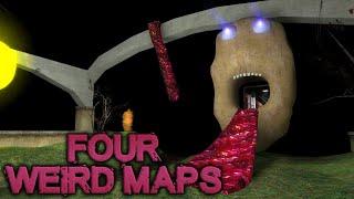 GMOD VR: Exploring Four Weird Maps (Creepy & Crazy)