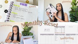 JULY  RESET ROUTINE | Goal setting with God, monthly set up & tips that will help you stay on track