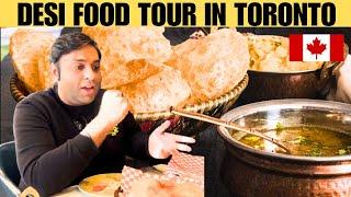 Trying Halwa Poori for the First Time in Toronto | Desi Food in Canada | Pakistan Street Food