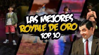 TOP 10 MEJORES ORO ROYALE de FREE FIRE