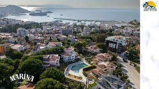 Kuşadası Marina'da Devasa Büyüklükte Satılık Villa #182