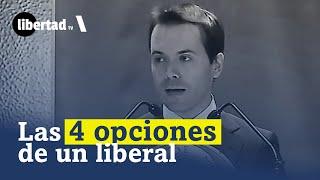 Magistral discurso de RALLO: 4 opciones de un liberal