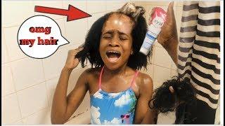 HAIR REMOVAL PRANK ON MINAI *GONE RIGHT*