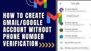 How to Create Gmail Account Without Phone Number 2023