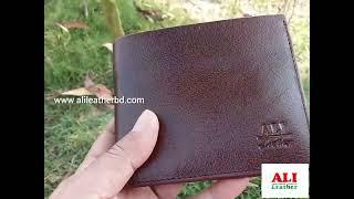 High quality cow Leather wallet for men