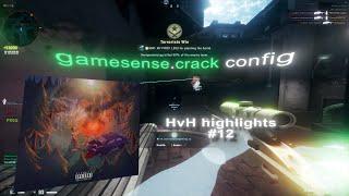 (cfg in desc) Gamesense/skeet HvH Highlights #12