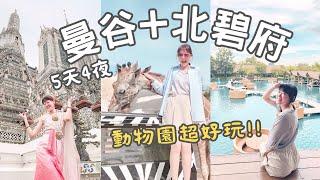 泰國旅遊5天4夜 | 曼谷+北碧府 野生動物園真的太好玩!!!