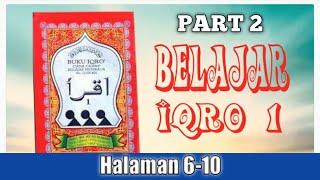 BELAJAR IQRO' 1 HALAMAN 6-10 | Part 2 PRIVAT ONLINE