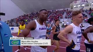 Grant Holloway 7.47 - 2018 NCAA Indoor 60m Hurdles