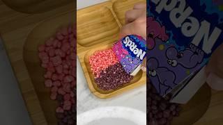 Filling platter with sweets asmr