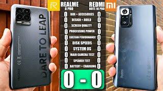 REALME 8 PRO VS Redmi Note 10 PRO - Ultimate Smartphone Comparison! Clash of the Mid-rangers!