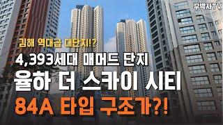 김해 장유 율하 더스카이시티 84A 타입 김해 역대급 4000세대 단지