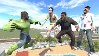 Franklin Become Hulk to Kill Zombies in Indian Bike Driving 3D