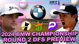 BMW Championship Round 2 DFS Preview + Live chat: Draftkings Showdown, Underdog + Prize Picks Props