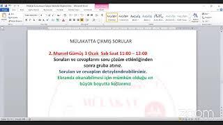 SERKAN SARIKAYA - UZMAN VAİZ  - MÜLAKAT KURSU İŞLEYİŞİ HAKKINDA BİLGİLENDİRME -"GEÇERKEN UĞRA"