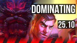 ORNN vs JAYCE (TOP) | Dominating | EUW Master | 25.10