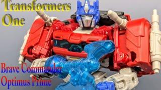 Chuck's Reviews Transformers One Brave Commander Optimus Prime