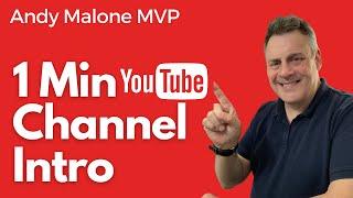 Andy Malone MVP 1 min Intro