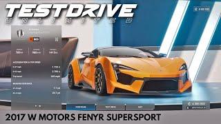 TDU Solar Crown | 2017 W Motors Fenyr SuperSport Gameplay | Test Drive Unlimited SC | TDU3