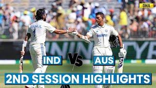 IND Vs AUS Highlights: KL Rahul & Yashasvi Jaiswal Give A Decent Start To India