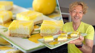 Одного кусочка будет мало! БЕЗУМНО ВКУСНЫЙ ванильный чизкейк с лимонным курдом | простой рецепт