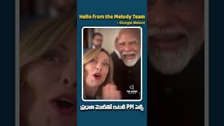 PM Modi Selfie Video with Giorgia Meloni Goes Viral !! #G7 #Modi #Meloni #Melodi #India #Italy