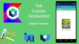 How to Create TabLayout Animation in Jetpack Compose | Android | Kotlin | Make it Easy