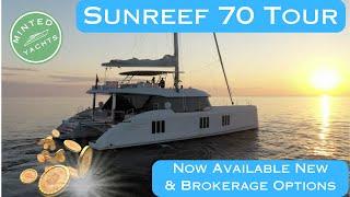 Sunreef 70 Luxury Yacht Tour of Ocean Vibes @ Miami Boat Show Catamaran | Bit.LY/SunreefForSale